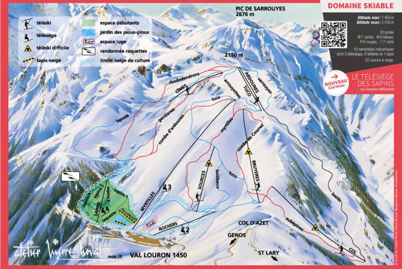 Les Gourgs Blancs - 80M Des Pistes - 6 Personnes Διαμέρισμα Génos Εξωτερικό φωτογραφία